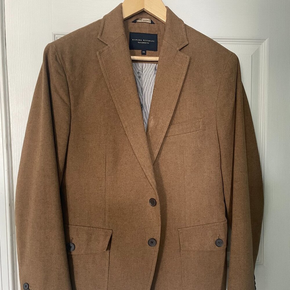 Banana Republic Blazer, 38s Tailored, Khaki